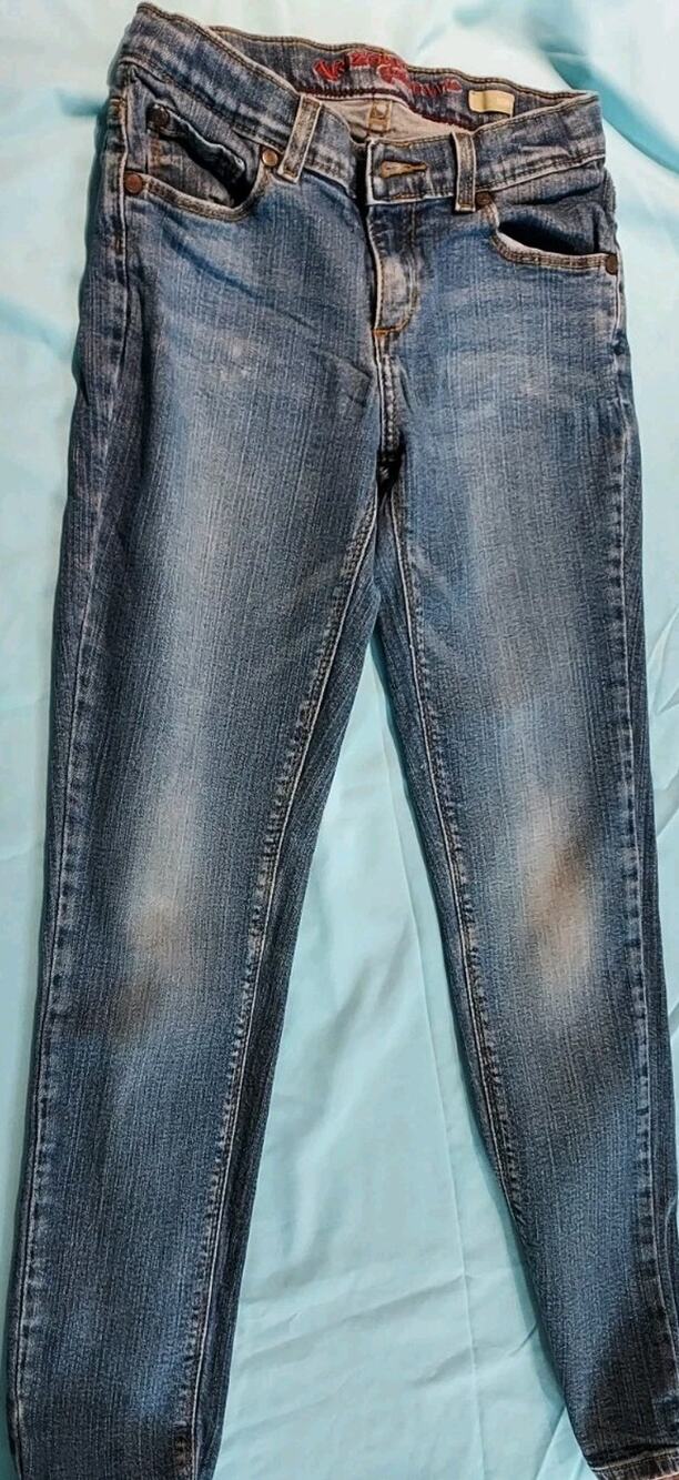 Girls Arizona Jeans Co. 5 Pocket Dark Wash Mid Rise Skinny Jeans Size 12 Regular